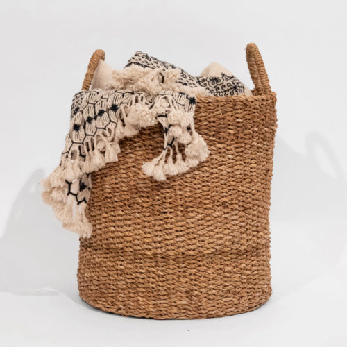 An image of a laundry jute basket.