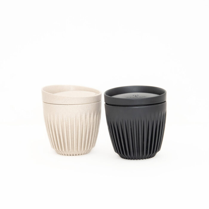8oz HuskeeCup in natural and black